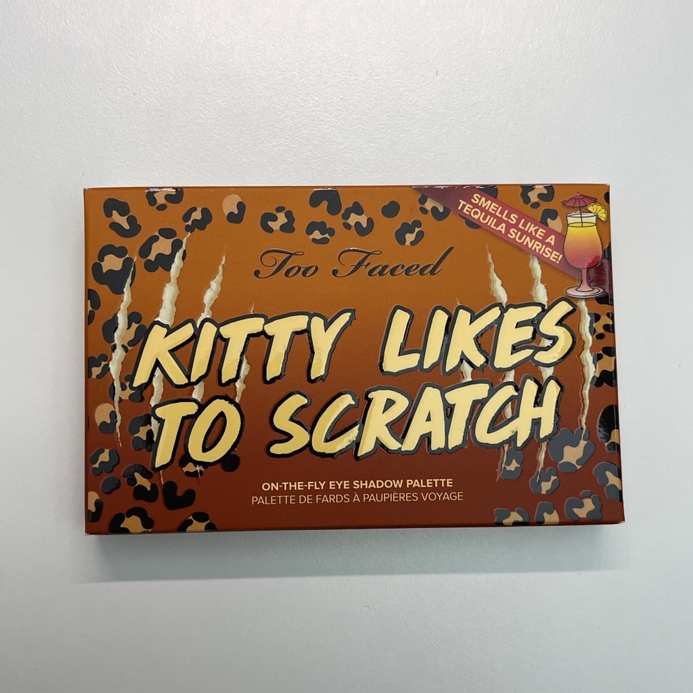 NEW in box Too Faced Kitty Likes To Scratch Eye Shadow Palette 8 Shades